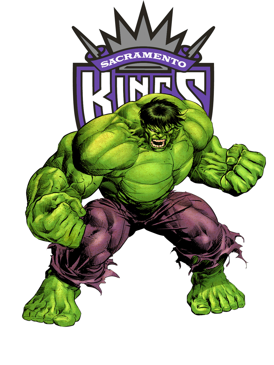 Sacramento Kings Hulk Logo vinyl decal